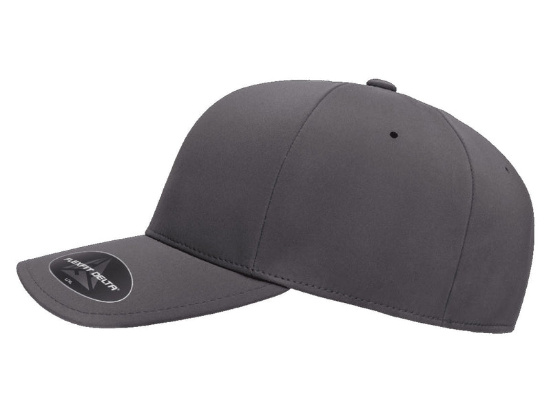 Flexfit 180 Delta Seamless Fitted Hat in Grey