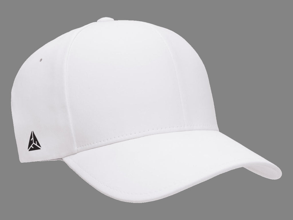 Flexfit 180 Delta Seamless Fitted Golf Hat in White