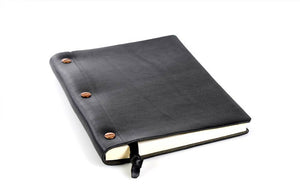 Personalized Black Leather Journal