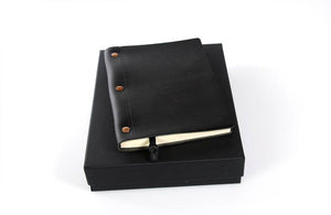 Soft Leather Notebook with Gift Box