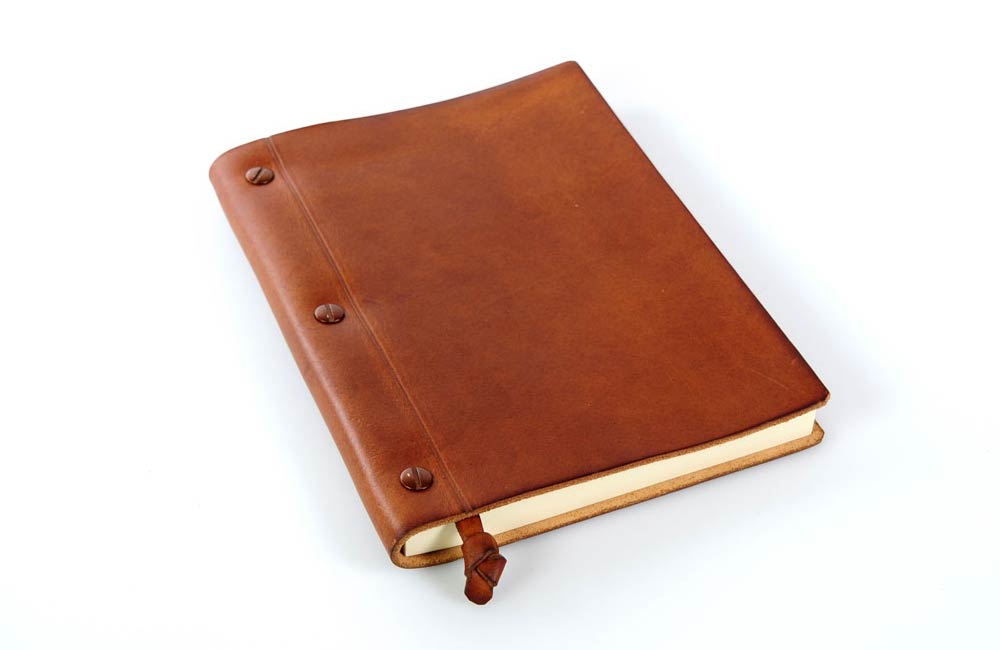 Personalized Tan Leather Journal