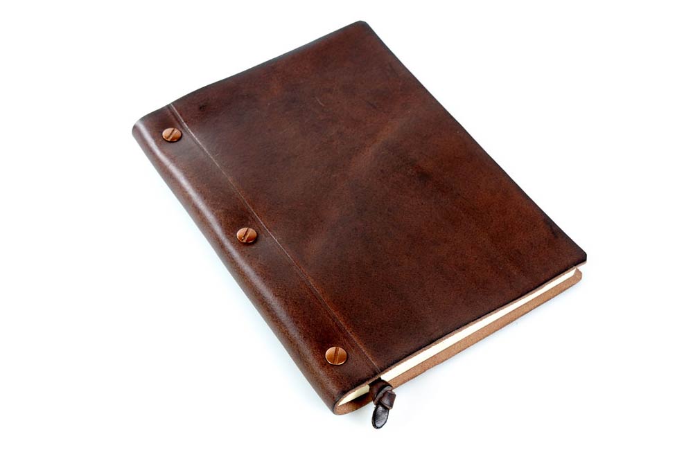 Personalized Brown Leather Journal