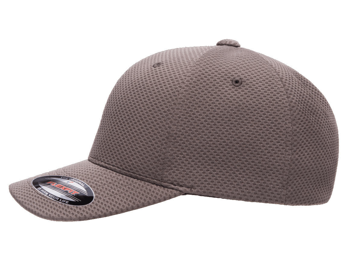 Flexfit 3D Bulk 6584 Grey Hats PowerplayStudios & Jersey – in Dry Hexagon Cool