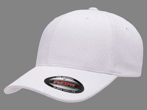 Bulk Flexfit 6584 in Dry 3D PowerplayStudios Hats Jersey – Hexagon White Cool 