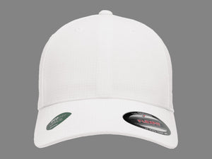 Flexfit 6587 Hydro Grid Hat in White
