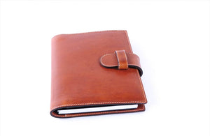 Personalized Tan Leather Journal Padfolio