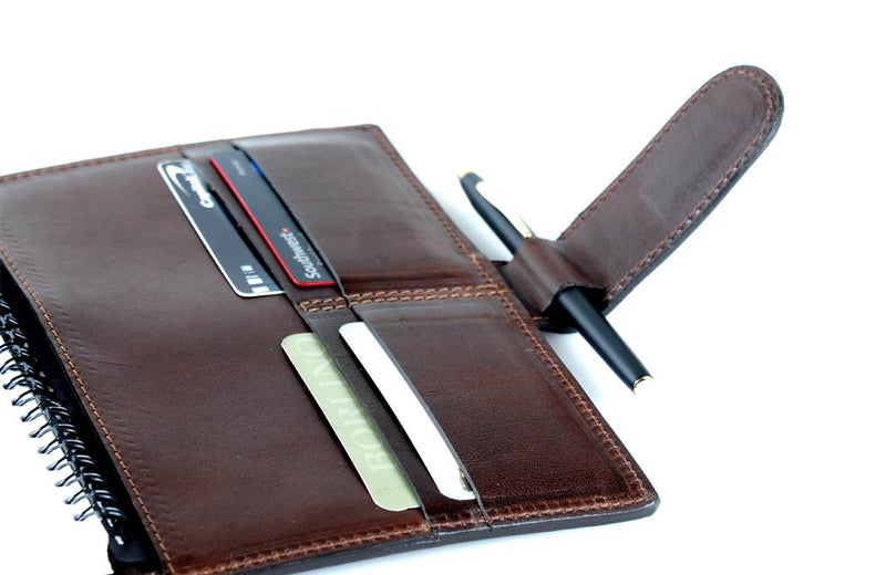Leather Business Card Holder Padfolios