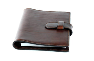 Personalized Brown Leather Journal Padfolio