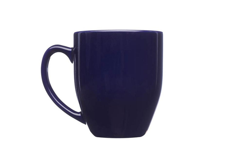 16oz Bistro Ceramic Coffee and Tea Mug in Navy Blue