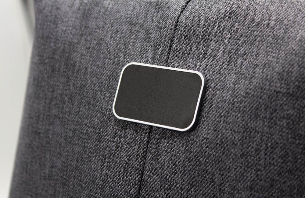 Leather Texture Logo Badge