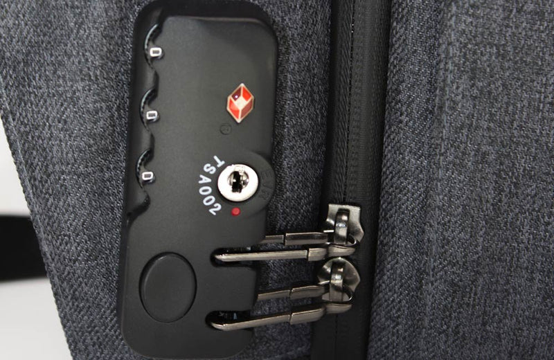 TSA Lock on Waterproof Zipper