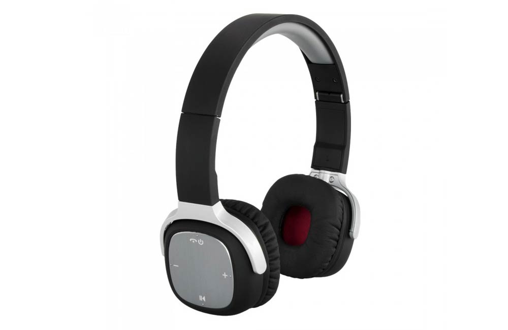 Wireless Bluetooth Over-Ear Headphones with Aluminum Control Buttons