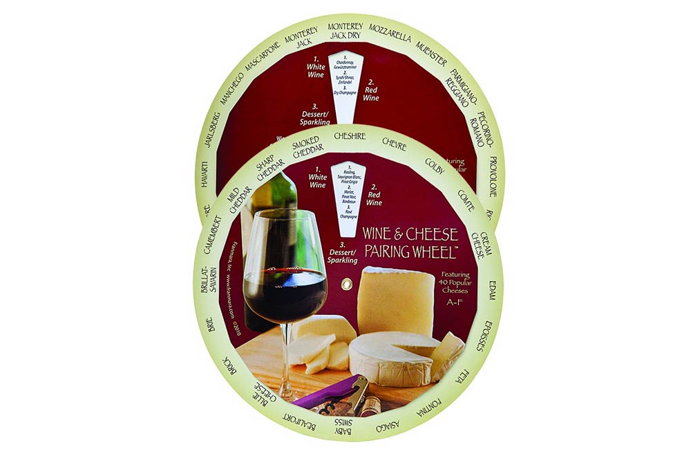 Wine and Cheese Matching Pairing Wheel Guide