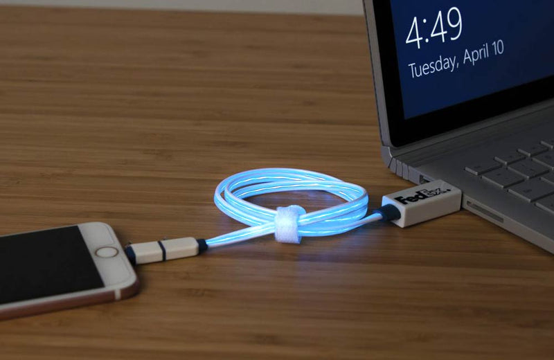 Futuristic Power Flow LED Cables 