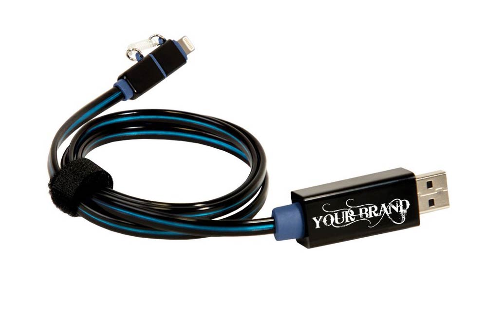 Micro USB Lightning Cable with Custom Printed Company Logo
