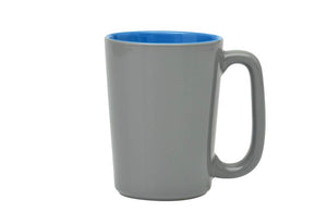 16oz Large Handle Coffee and Tea Mug with Blue Interior
