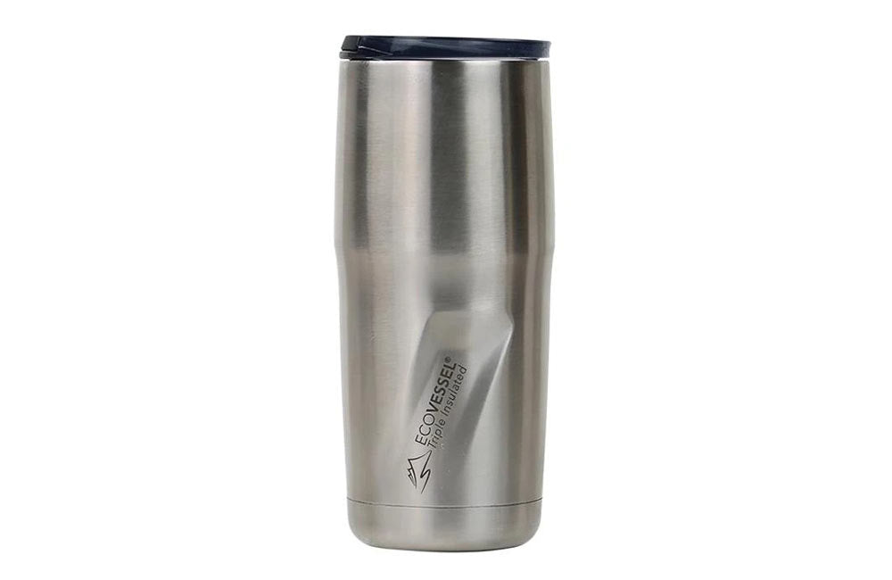 Brushed Stainless Steel 16oz Vacuum Insulated EcoVessel Tumber