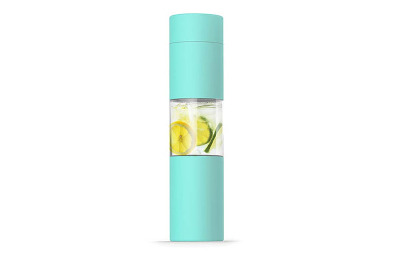 Mint Teal Color Insulated 16oz Infuser Water Bottle