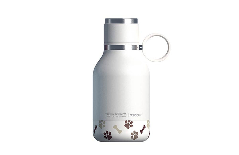 Matte White Pet Store Bottle with Handle
