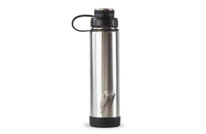 Brushed Stainless Steel Bottle with Laser Engraved Company Logo