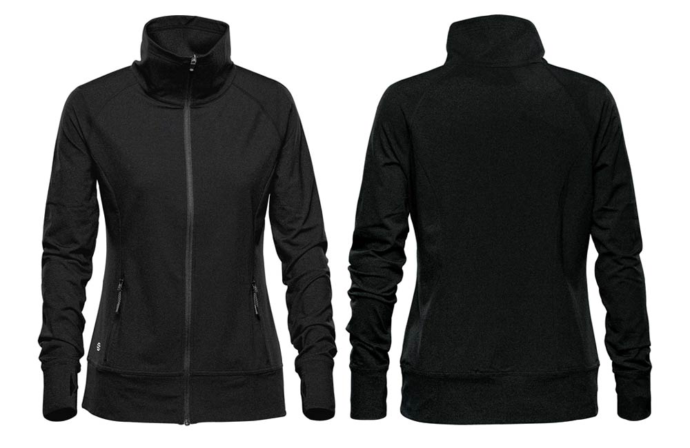 Black Thermal Jacket for Women