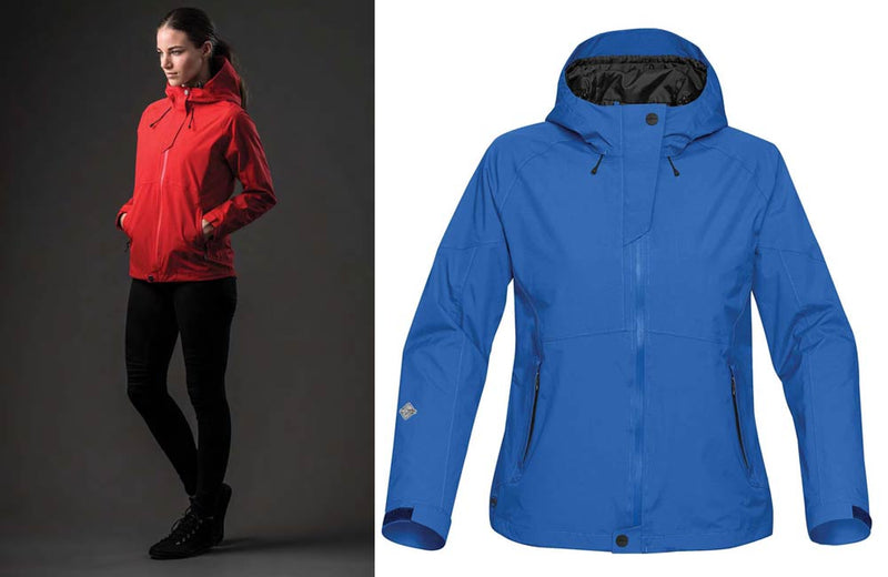 Red and Blue Female Winter Coats 