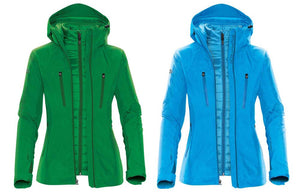 Green and Blue Insulated Winter Coats