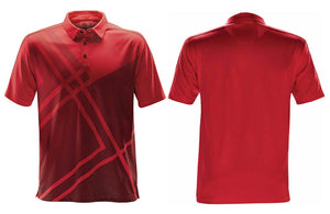 Red Uniform Shirts with Custom Company Logo
